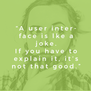 Quote about user experience web design